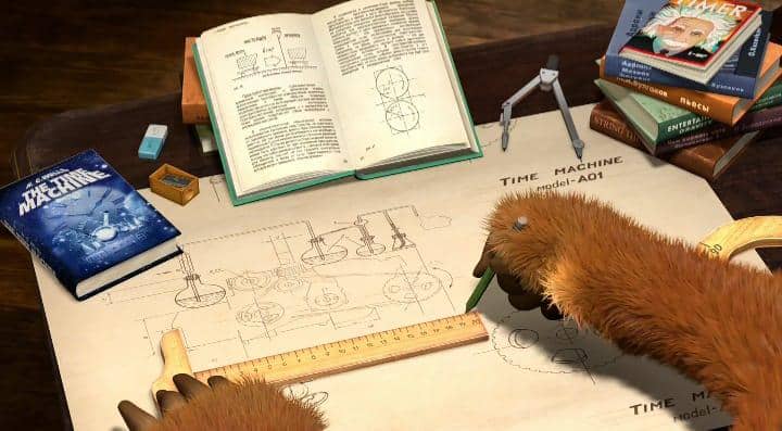 cuplikan Masha and The Bear "Sabre-toothed Bear"