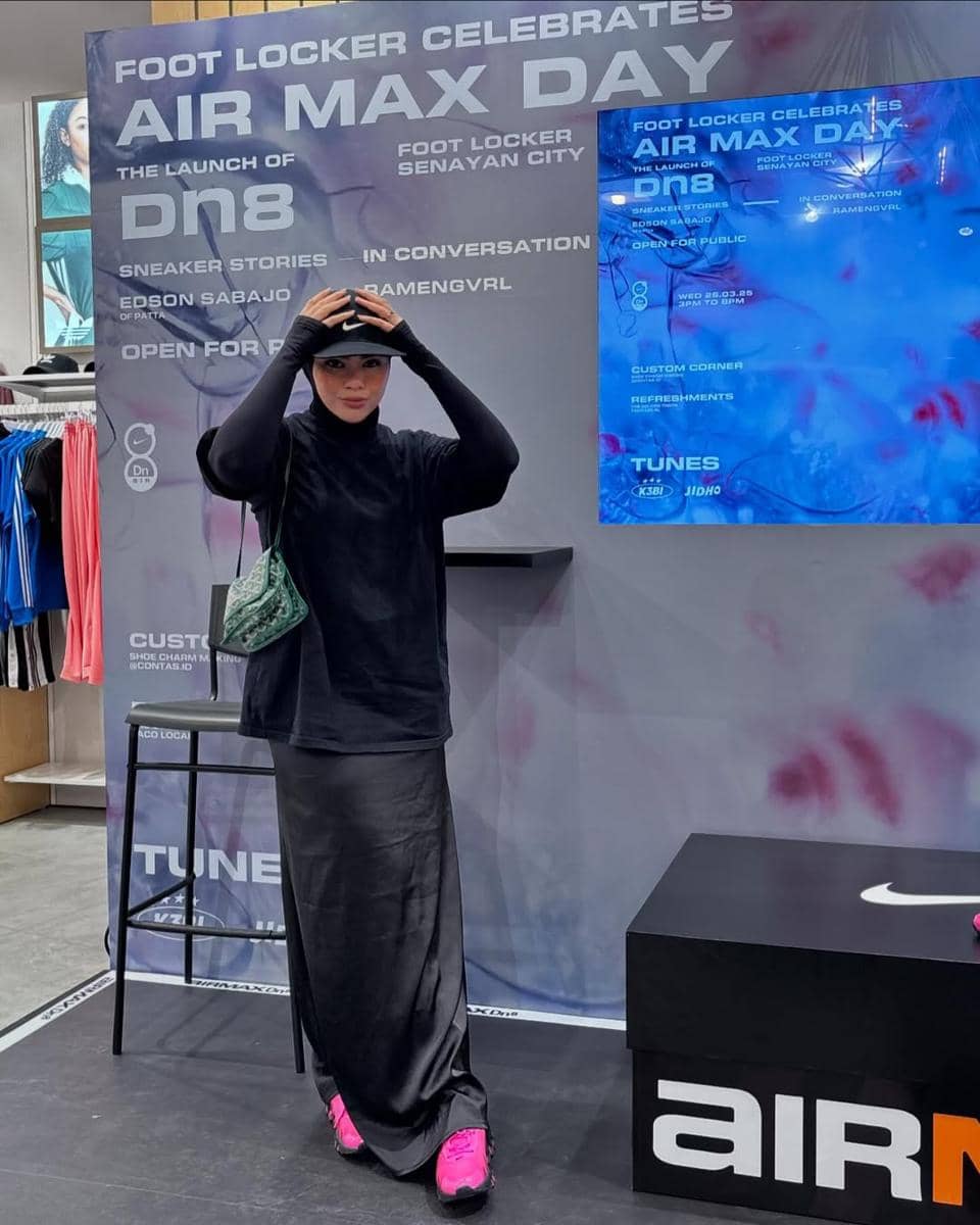 Ide outfit hijab edgy ala Sivia Azizah