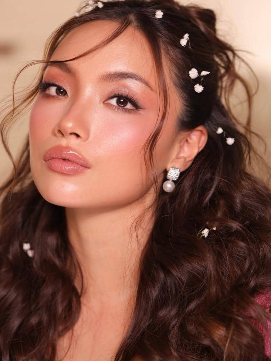 inspirasi makeup untuk Imlek ala Angelicca Marthin