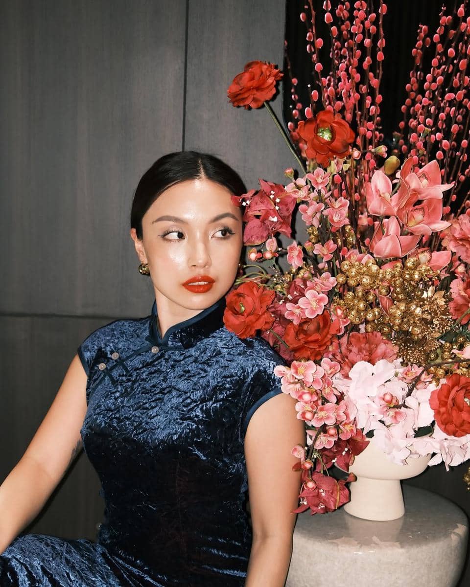 inspirasi makeup untuk Imlek ala Angelicca Marthin