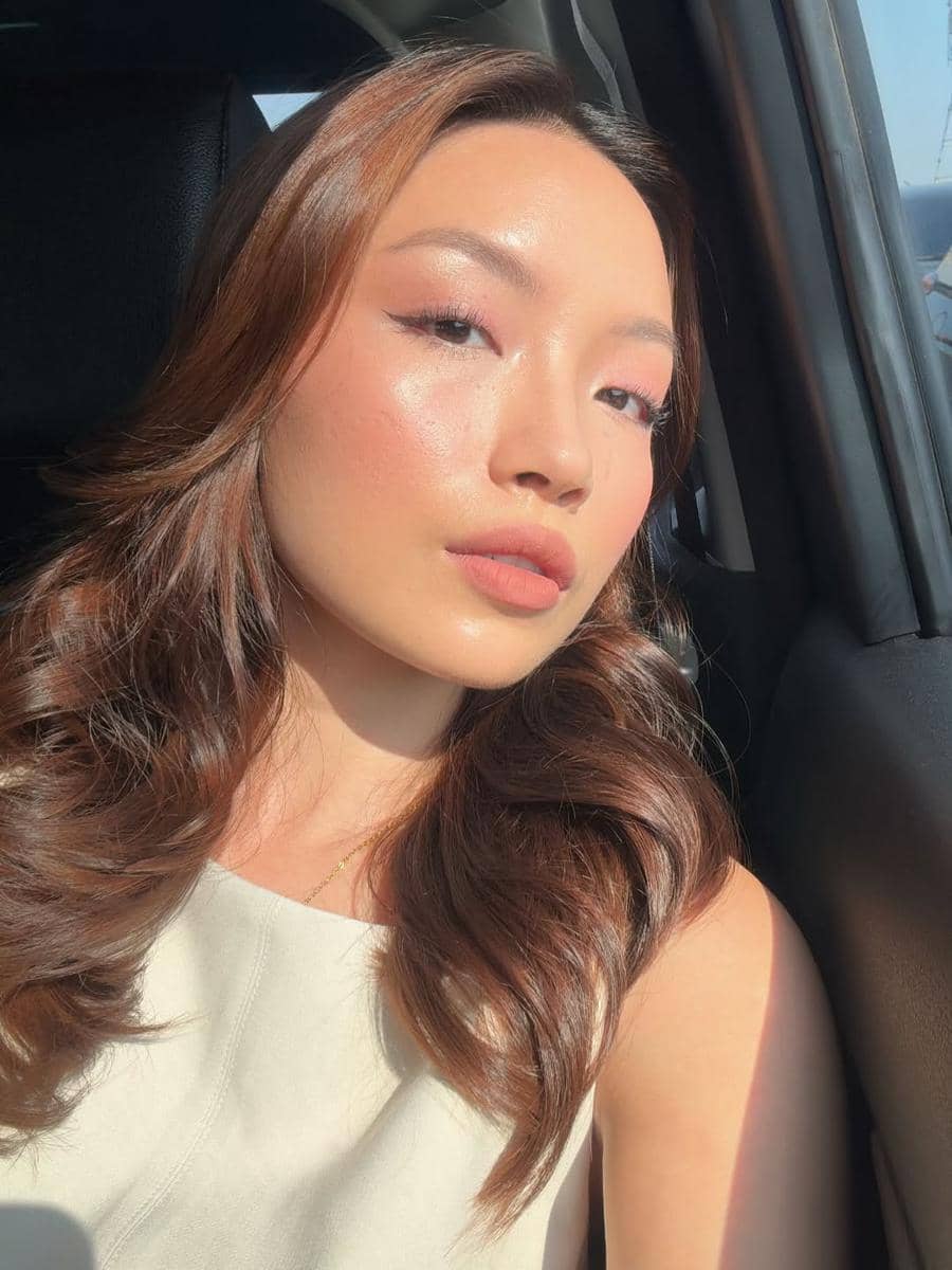 inspirasi makeup untuk Imlek ala Angelicca Marthin