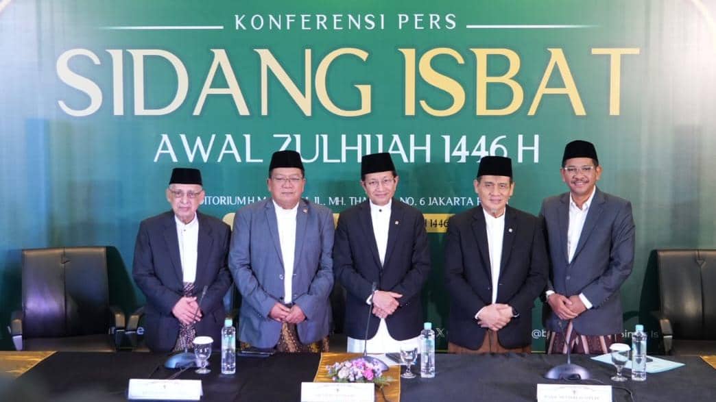 Konferensi Pers Sidang Isbat penetapan 1 Zulhijah 1446H