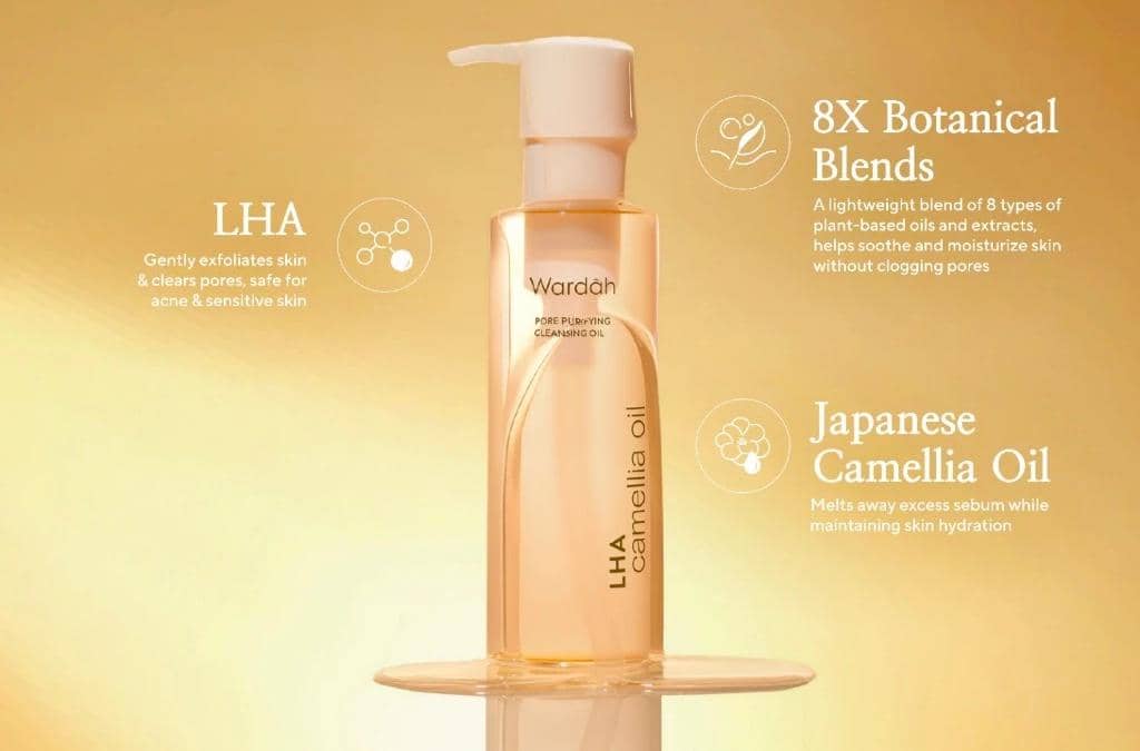 Wardah Cleansing Oil LHA Camellia Oil Pore Purifying 