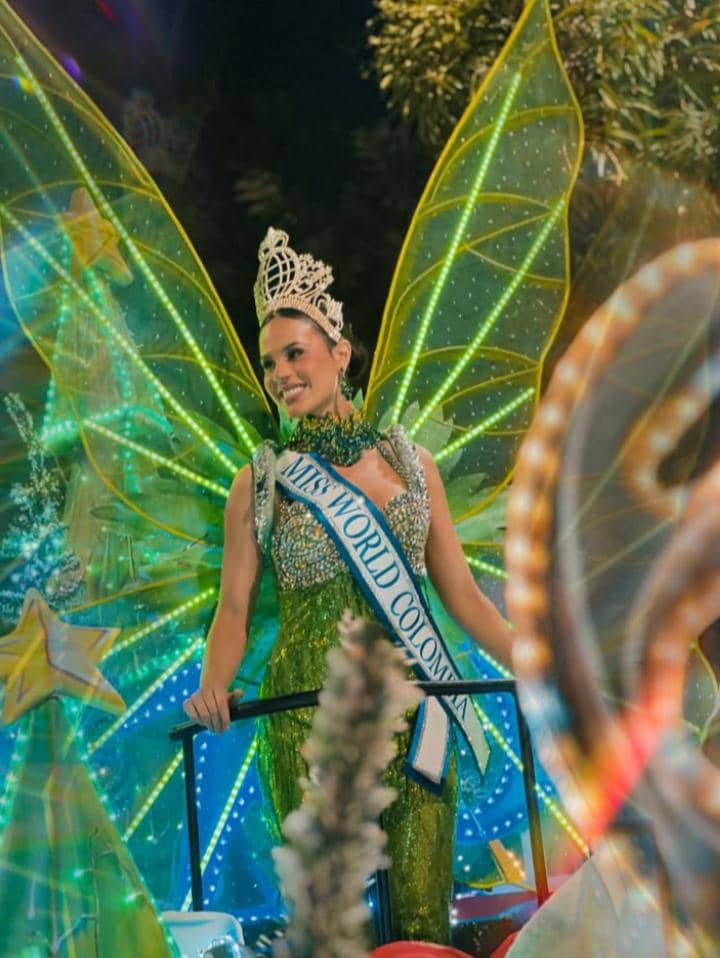 Potret miss world kolombia 2026