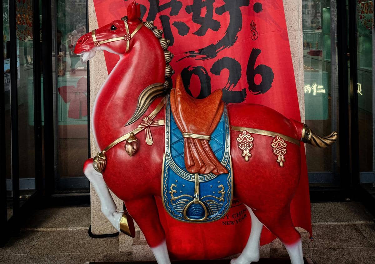 Ilustrasi Tahun Kuda Api.