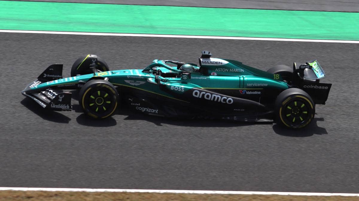 Lance Stroll saat menjalani pekan balap GP Jepang 2025