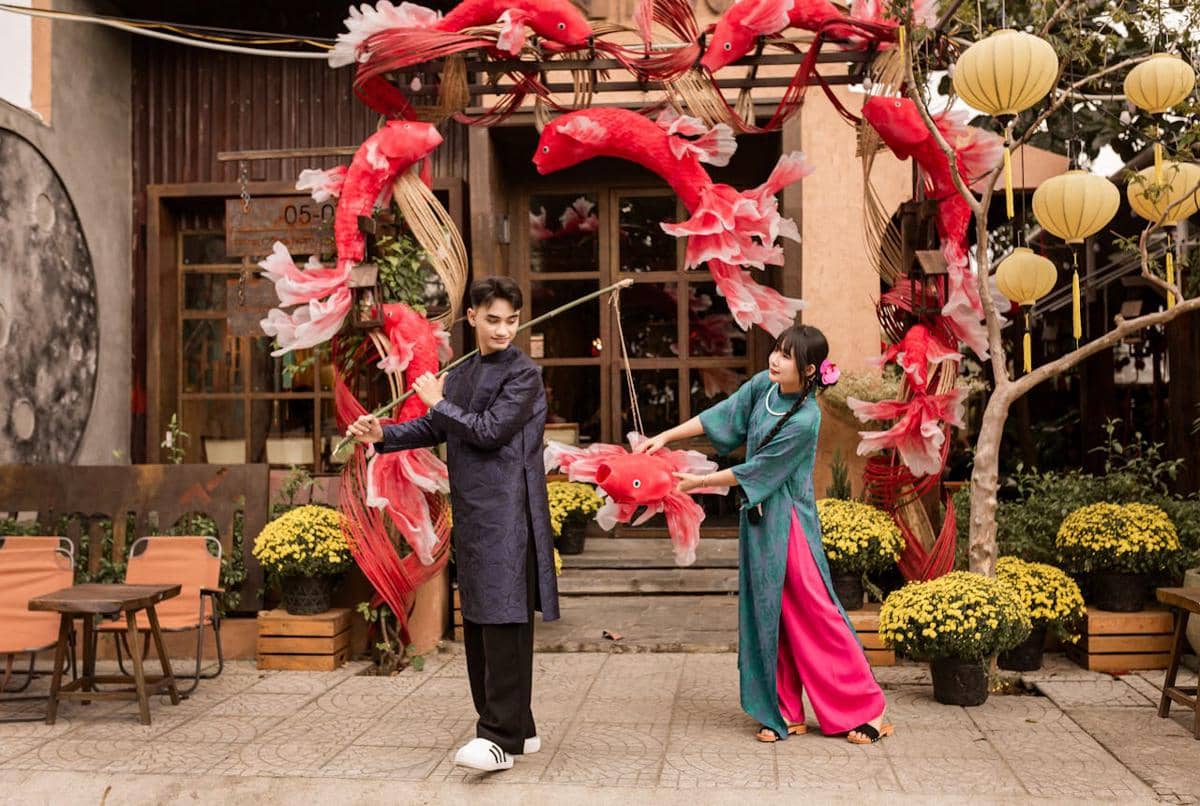 ilustrasi pakaian Imlek