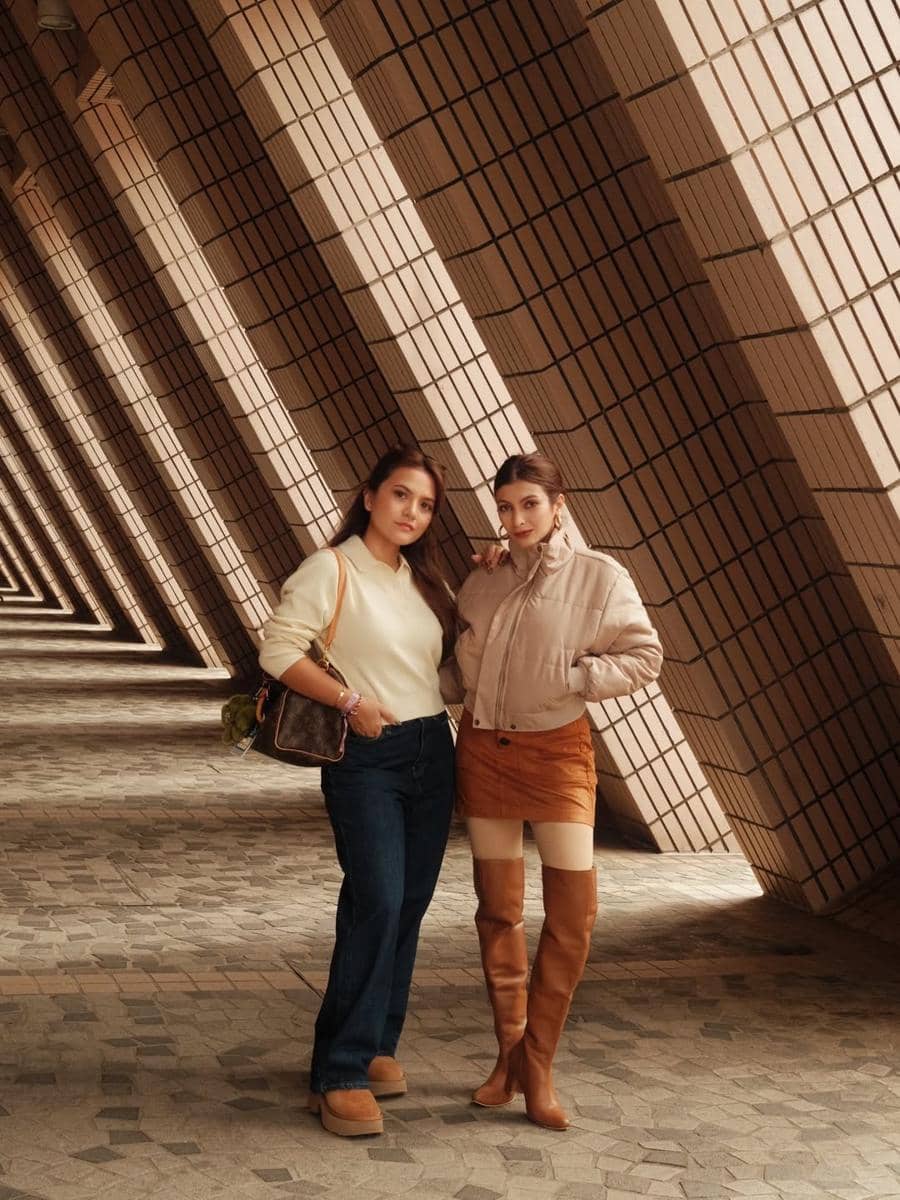 Marsha Aruan saat jalan-jalan di Hong Kong