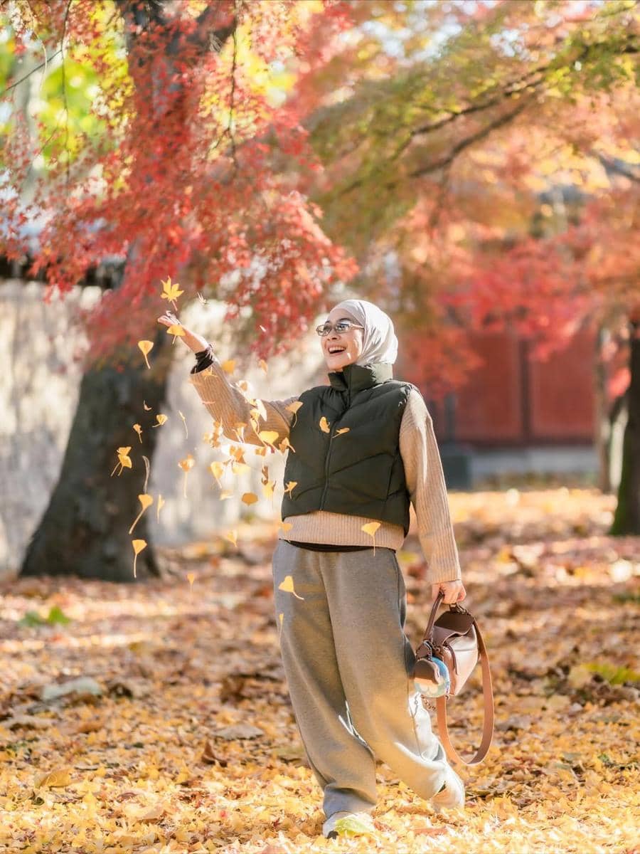 Ide OOTD hijab modis ala Geng Ranayu