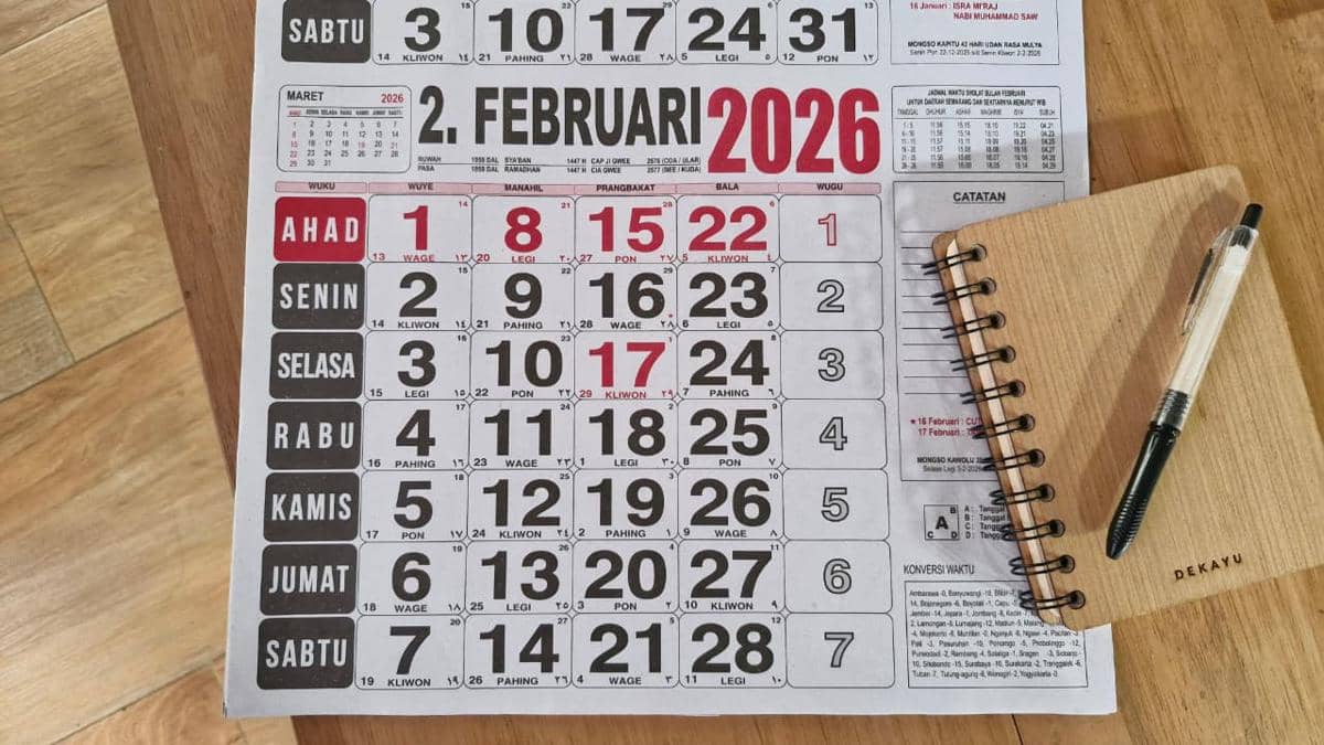 Kalender Jawa Hari Ini 24 Februari 2026: Cek Weton dan Tanggal Hijriah