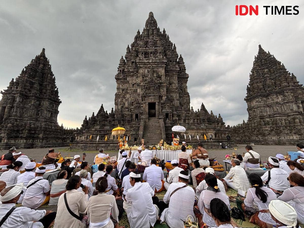 Rangkaian Prambanan Shiva Festival 2026, di Candi Prambanan, Minggu (15/2/2026).