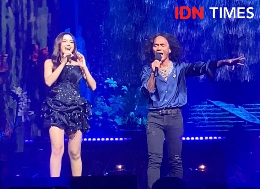 potret konser “KOMA” Mahalini di Istora Senayan, Sabtu (14/2/2026) 