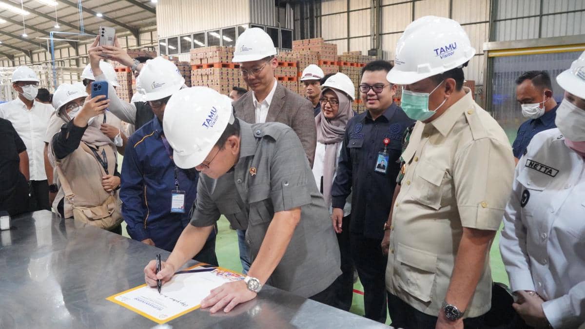 Mendag Budi Santoso saat kunjungan kerja di Palembang