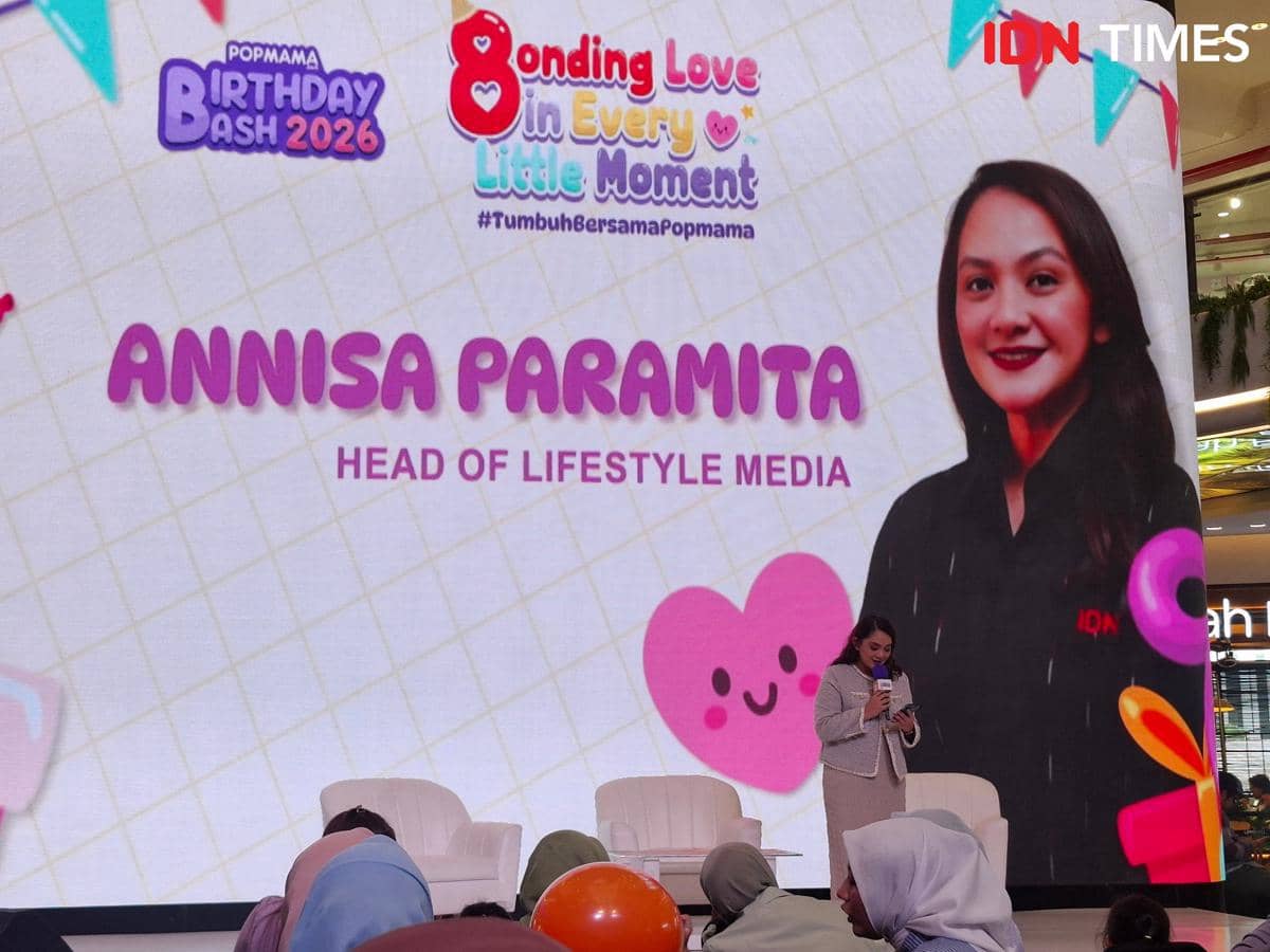 Popmama Birthday Bash 2026 di Lippo Mall Nusantara, Sabtu (14/2/2026).