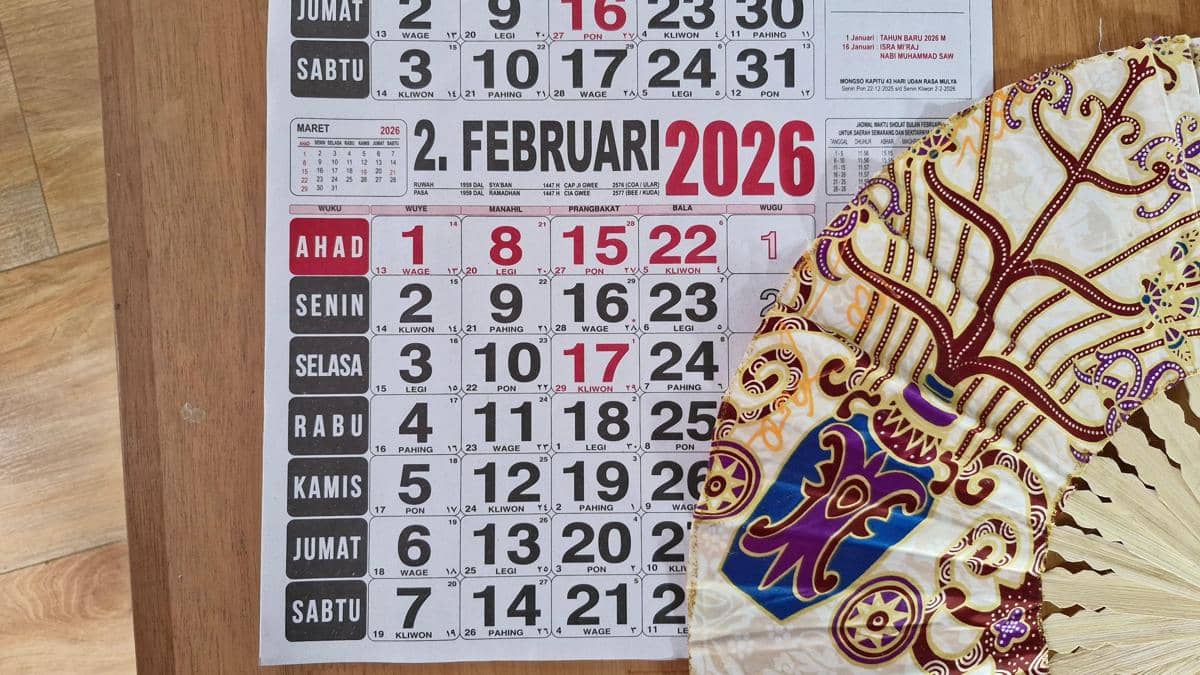 Kalender Jawa Hari Ini 25 Februari 2026: Cek Weton dan Tanggal Hijriah
