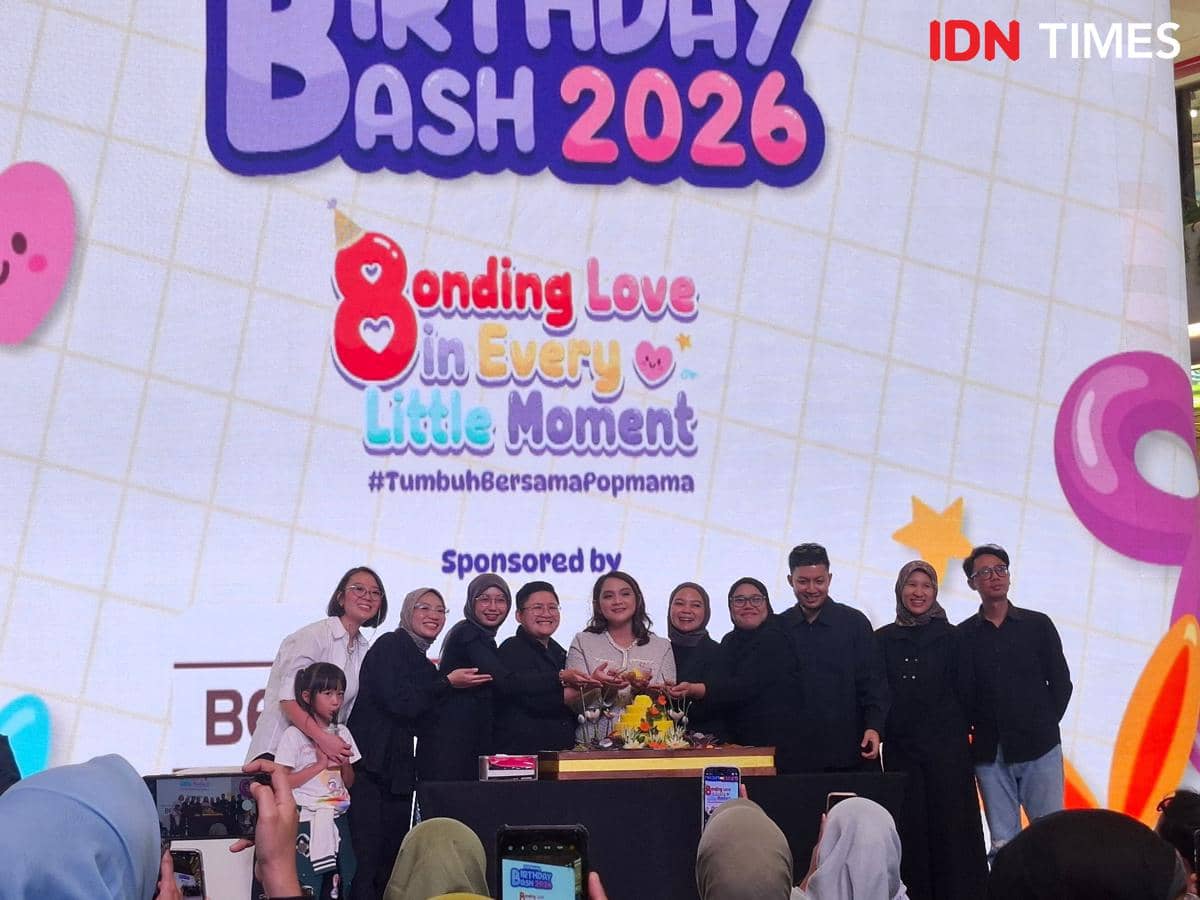 Popmama Birthday Bash 2026 di Lippo Mall Nusantara, Sabtu (14/2/2026).
