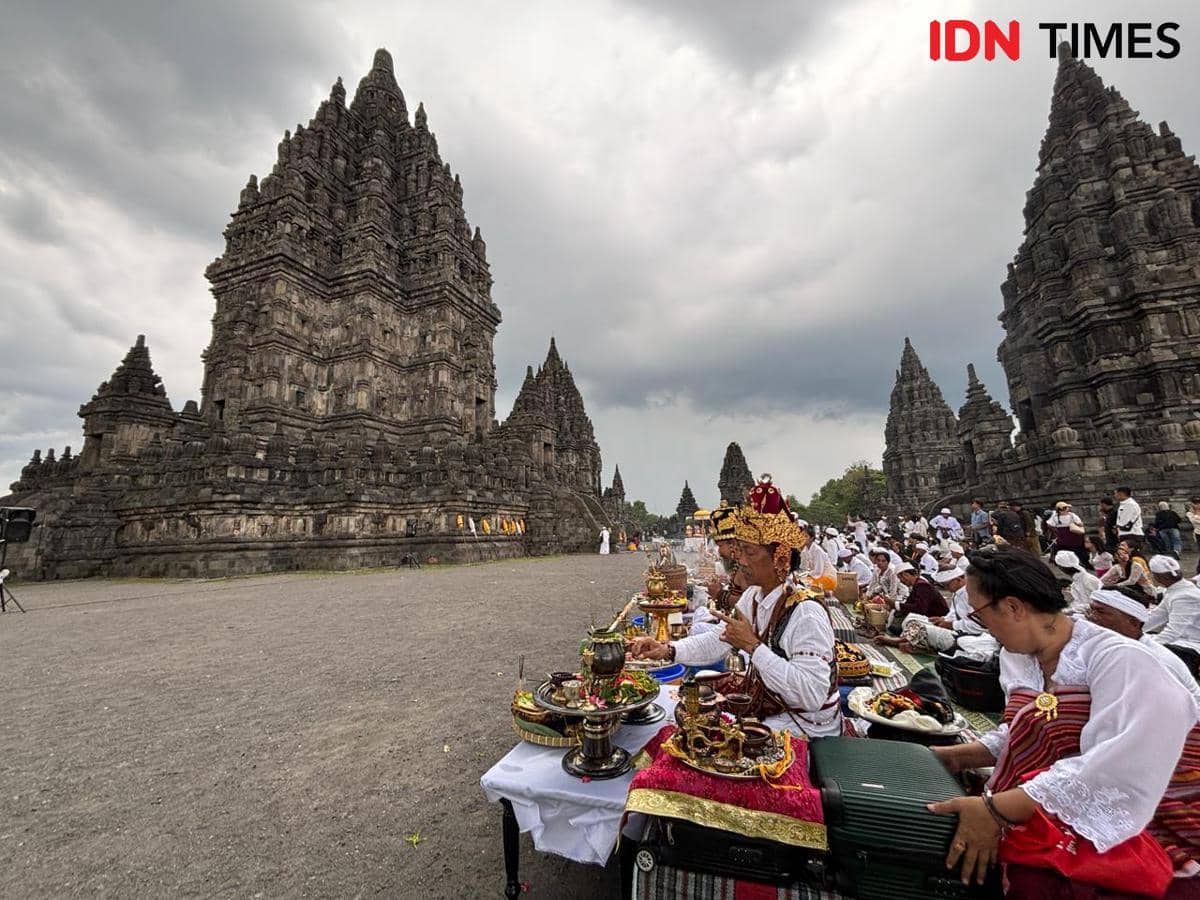 Rangkaian Prambanan Shiva Festival 2026, di Candi Prambanan, Minggu (15/2/2026).