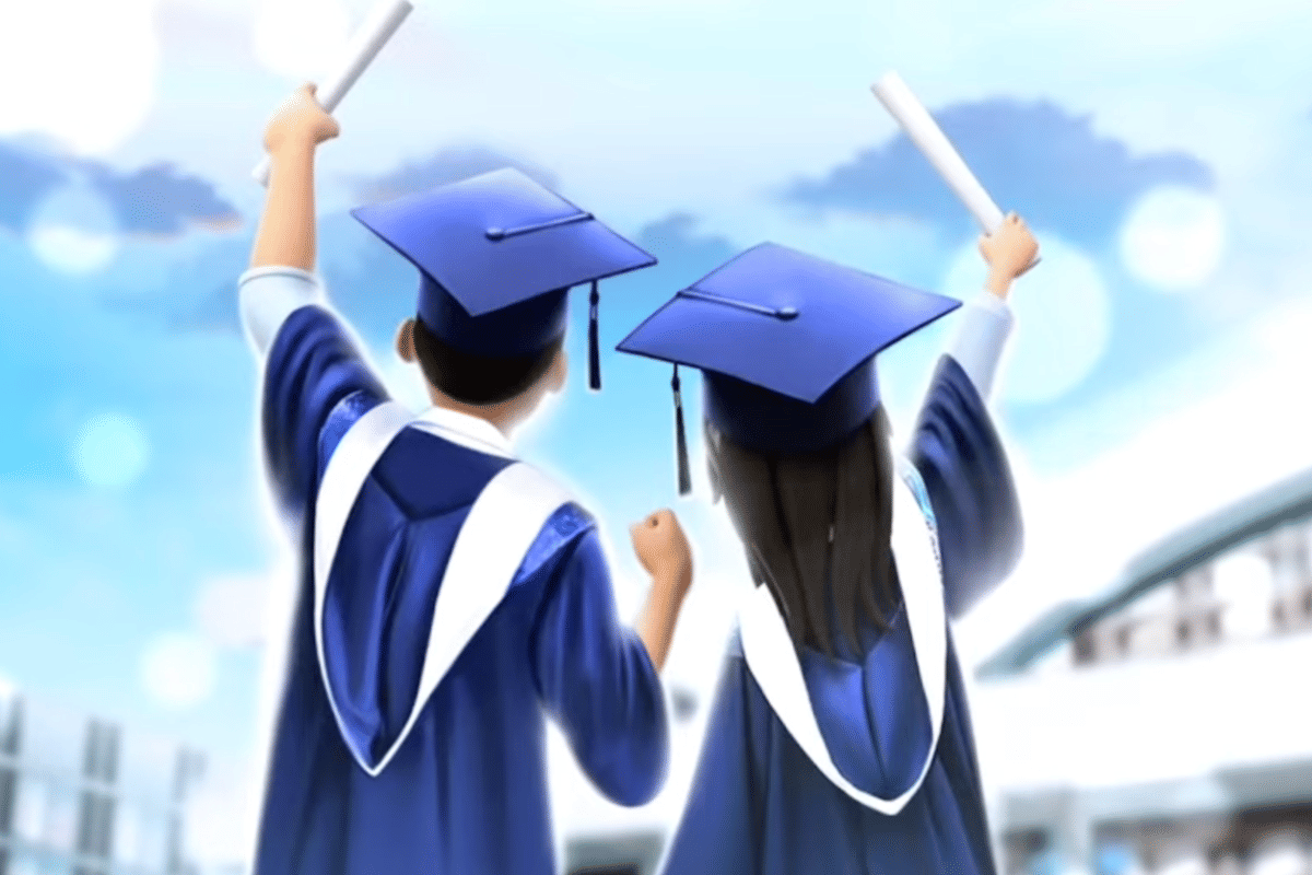 membuat bangga warga kampung karena jadi sarjana