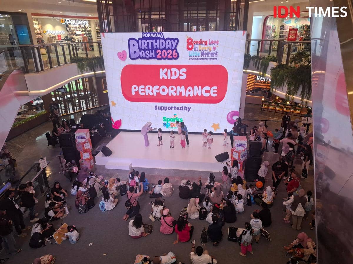Popmama Birthday Bash 2026 di Lippo Mall Nusantara, Sabtu (14/2/2026).