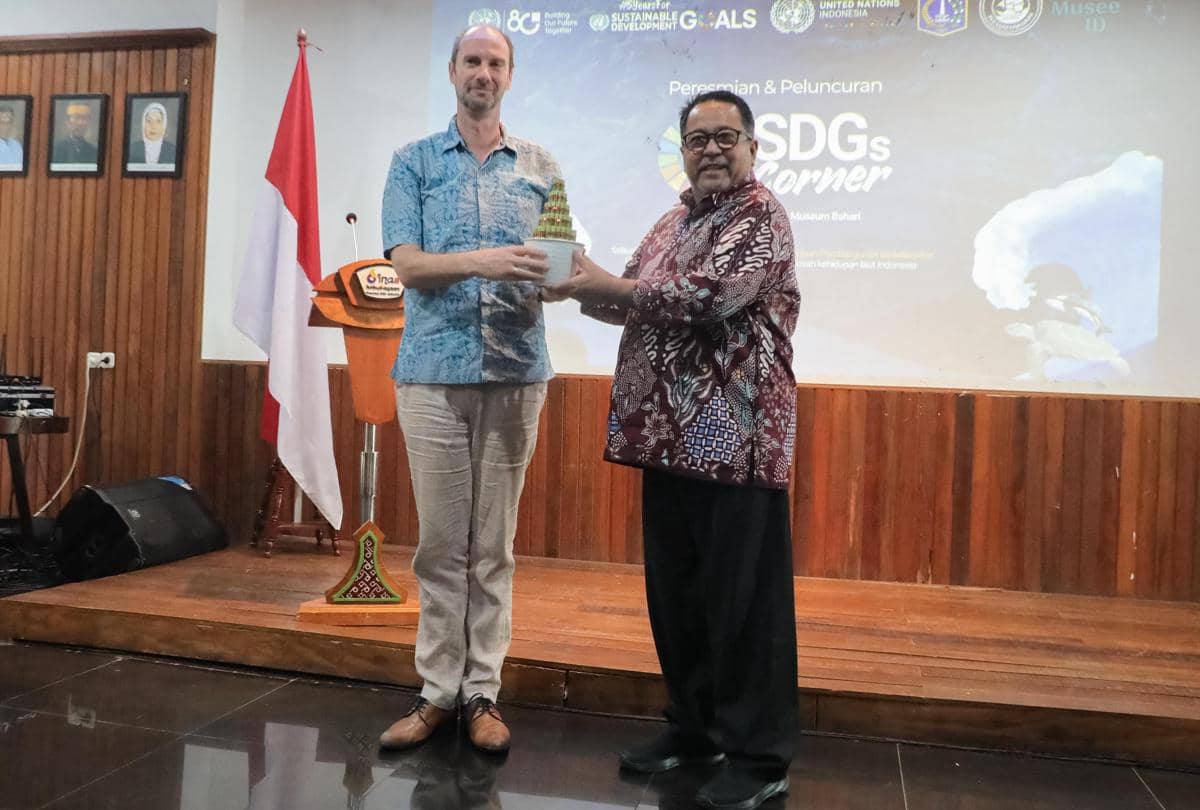 Wakil Gubernur (Wagub) DKI Jakarta, Rano Karno, meresmikan Sustainable Development Goals (SDGs) Corner di Museum Bahari, Jakarta Utara, pada Sabtu (14/02/2026). (dok. Pemprov DKI)