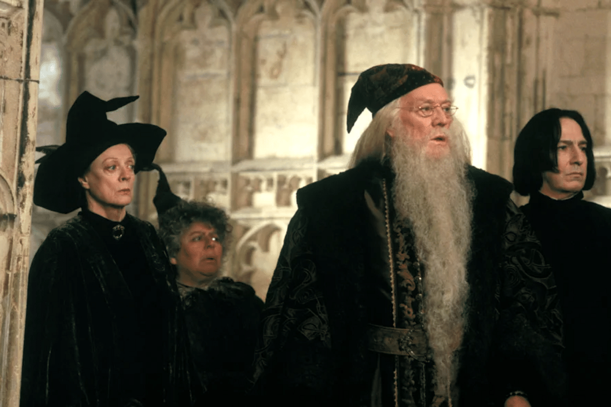 Dumbledore ketika ia menyadari Kamar Rahasia telah dibuka