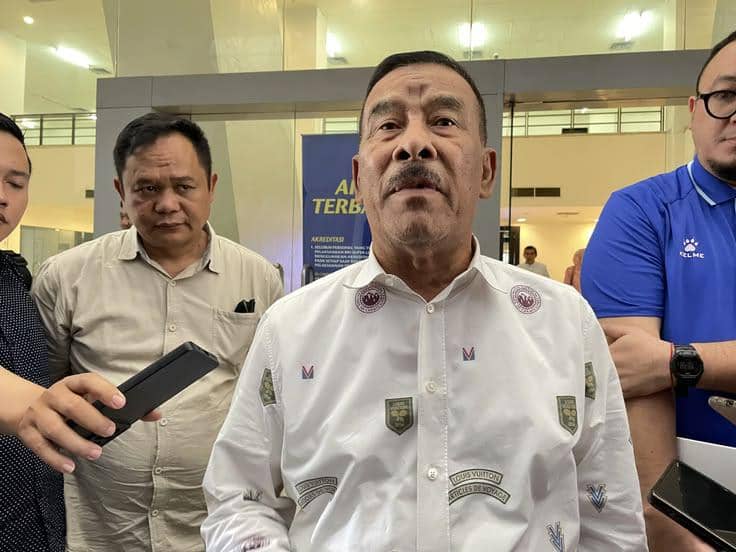 Umuh Muchtar memberikan keterangan optimis terkait laga Persib Bandung vs Ratchaburi FC.