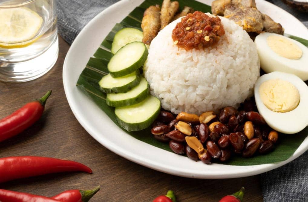 ilustrasi nasi rempah