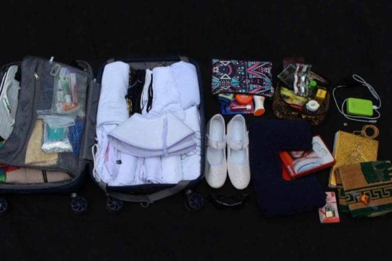 Ilustrasi perlengkapan haji 