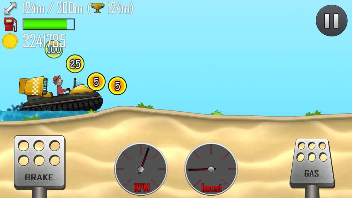 gameplay Hill Climb Racing