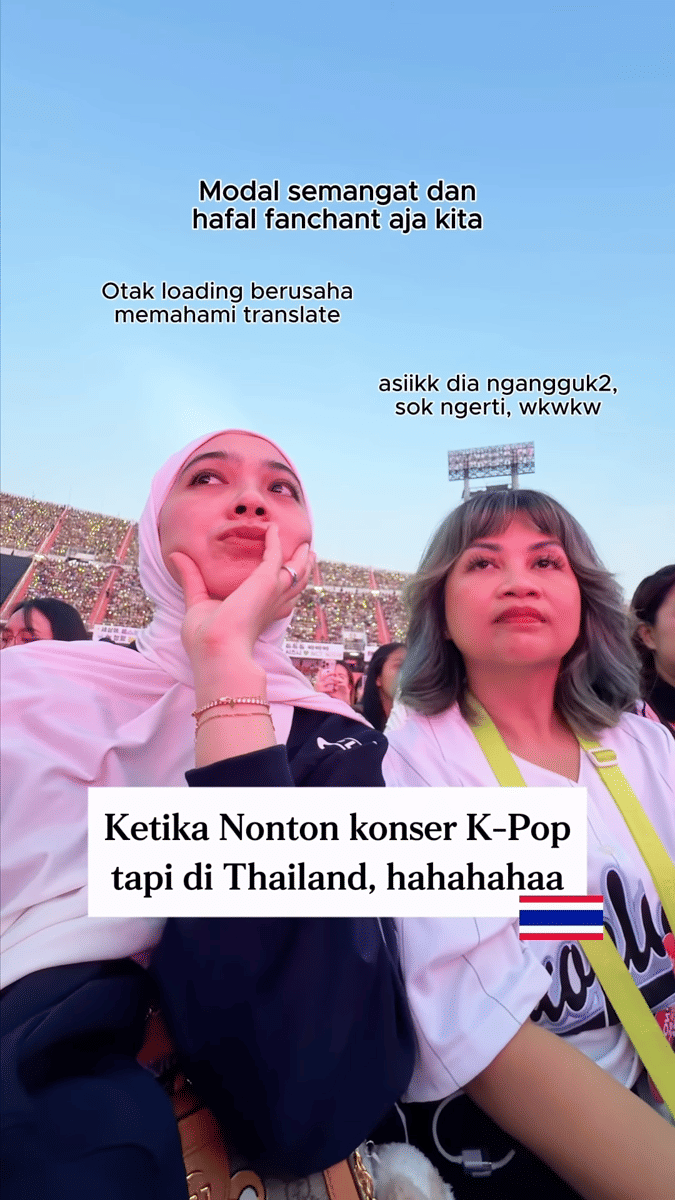 Dian Ayu nonton SMTOWN LIVE 2026 di Bangkok