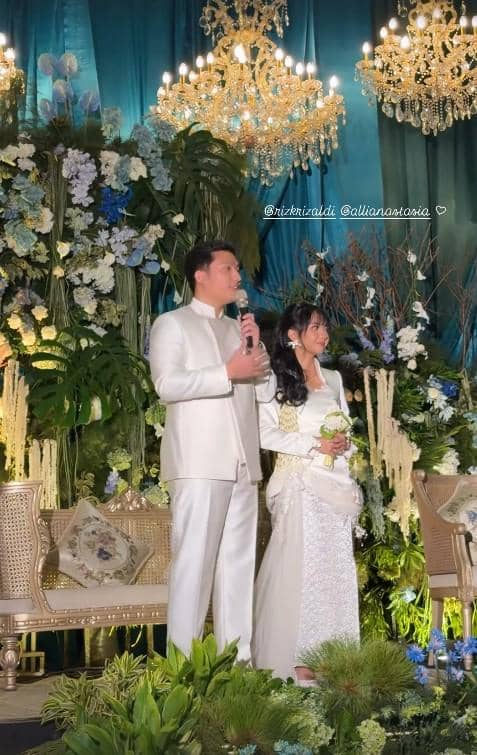 Febby Rastanty di Pernikahan Adiknya