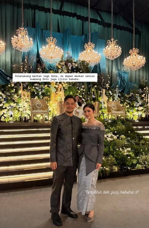 Febby Rastanty di Pernikahan Adiknya