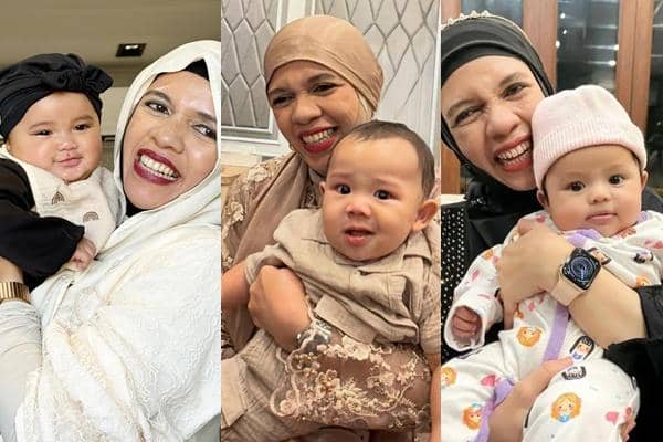 Geni Faruk Momong Tiga Cucu