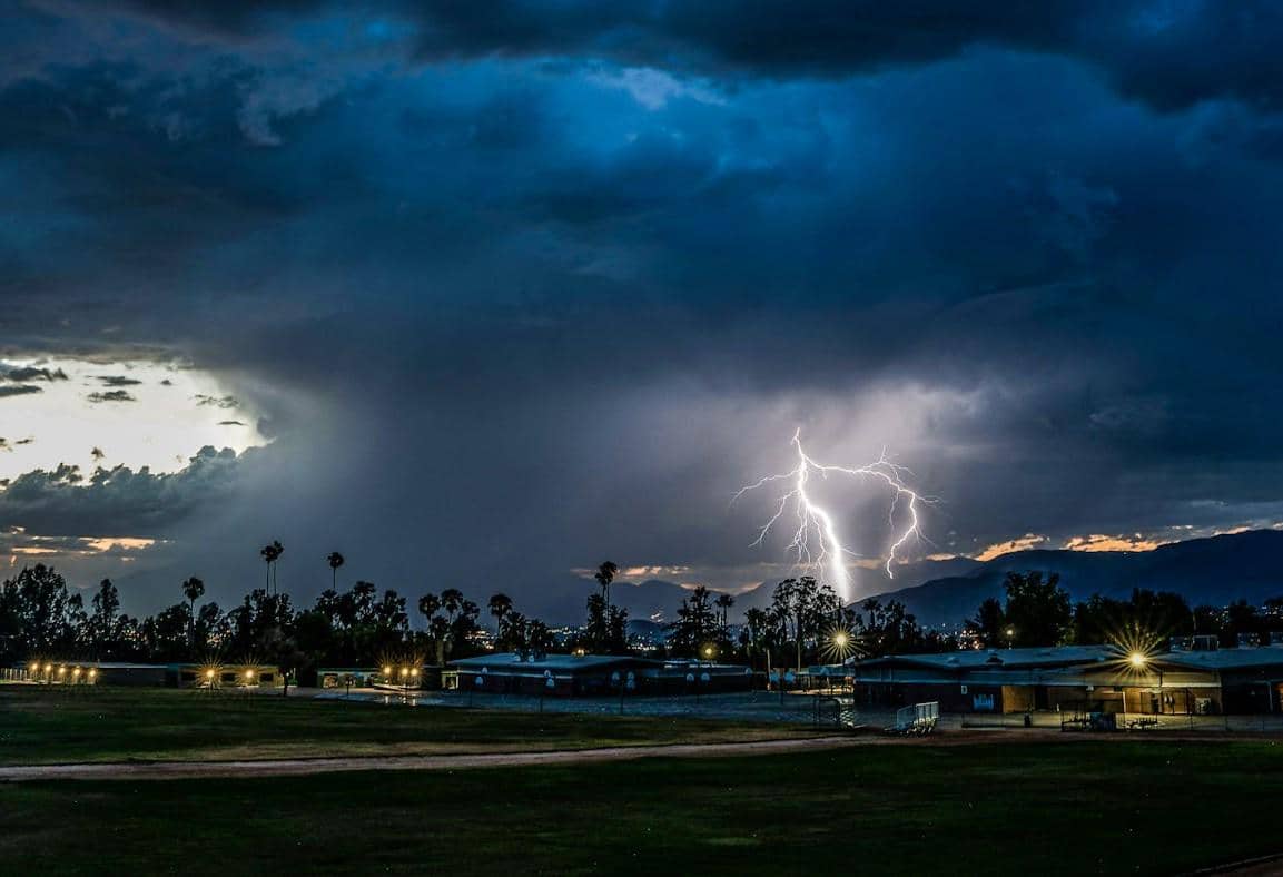 Badai yang sangat parah.