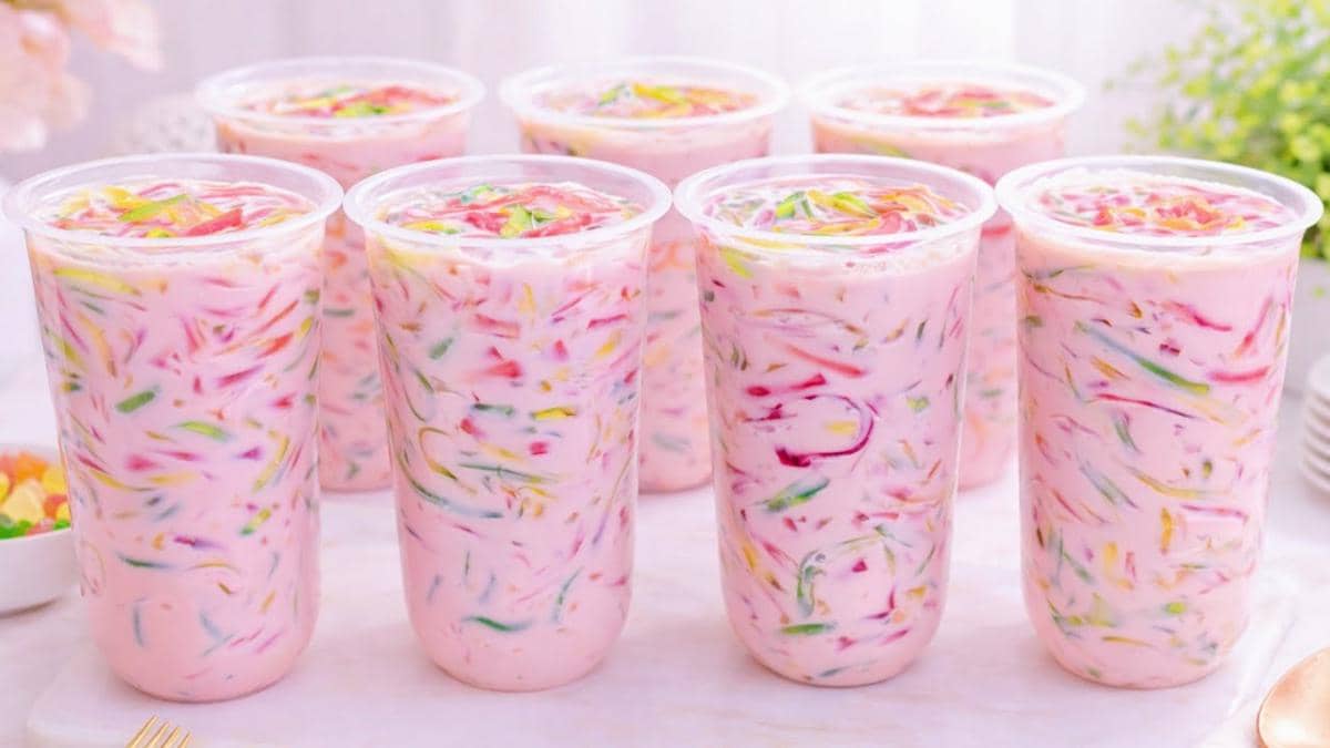 ilustrasi es jelly creamy premium