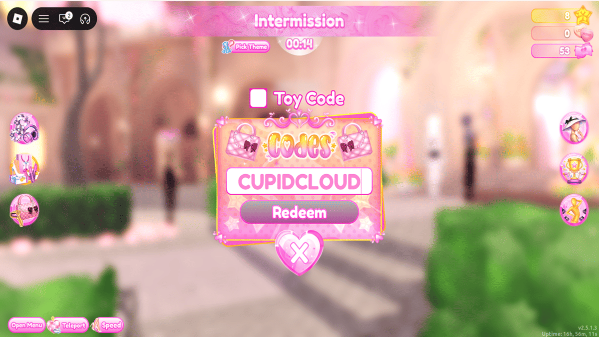 cara menukarkan kode di Dress to Impress 