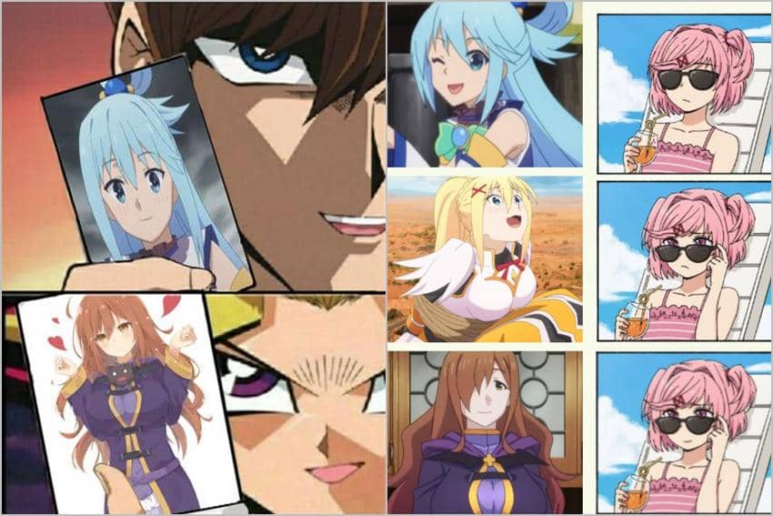 kolase meme Wiz KonoSuba