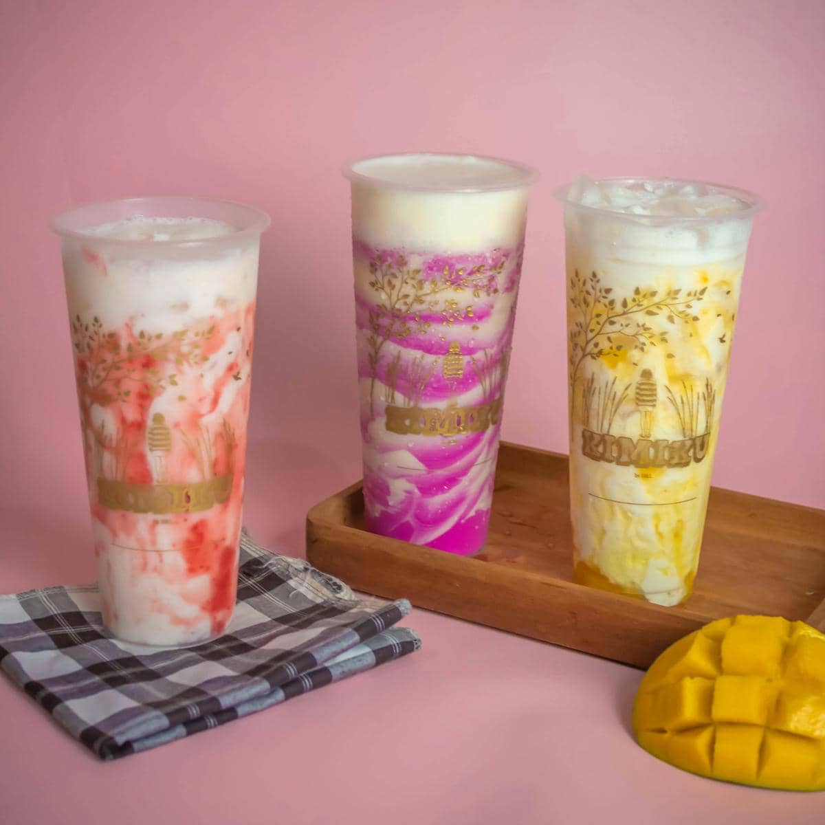 ilustrasi variasi minuman Pop Ice 