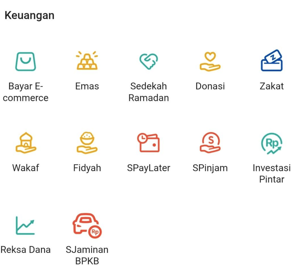 pembayaran fidyah melalui aplikasi Shopee