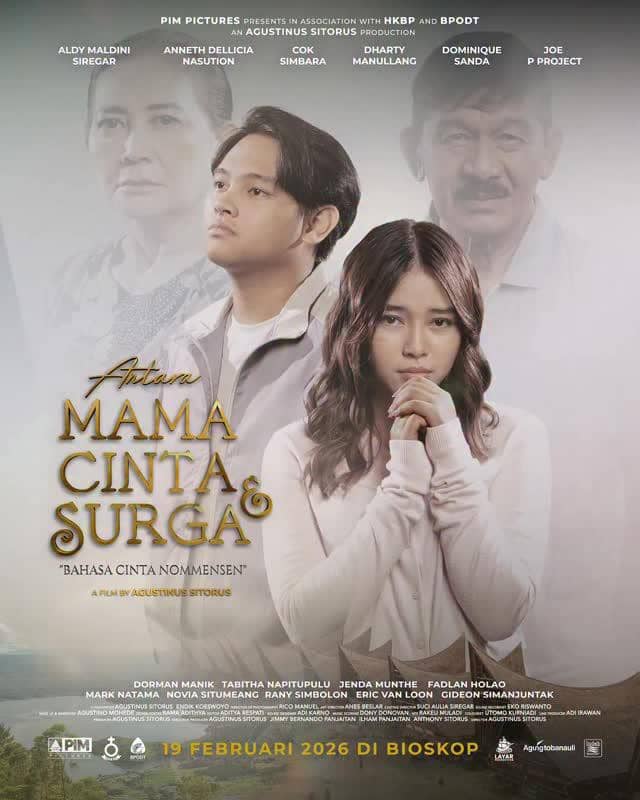 poster Antara Mama, Cinta dan Surga