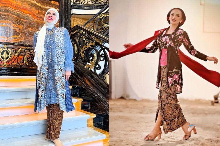 Adu Gaya Geni Faruk vs. Besan (instagram.com/genifaruk | instagram.com/krisdayantilemos)