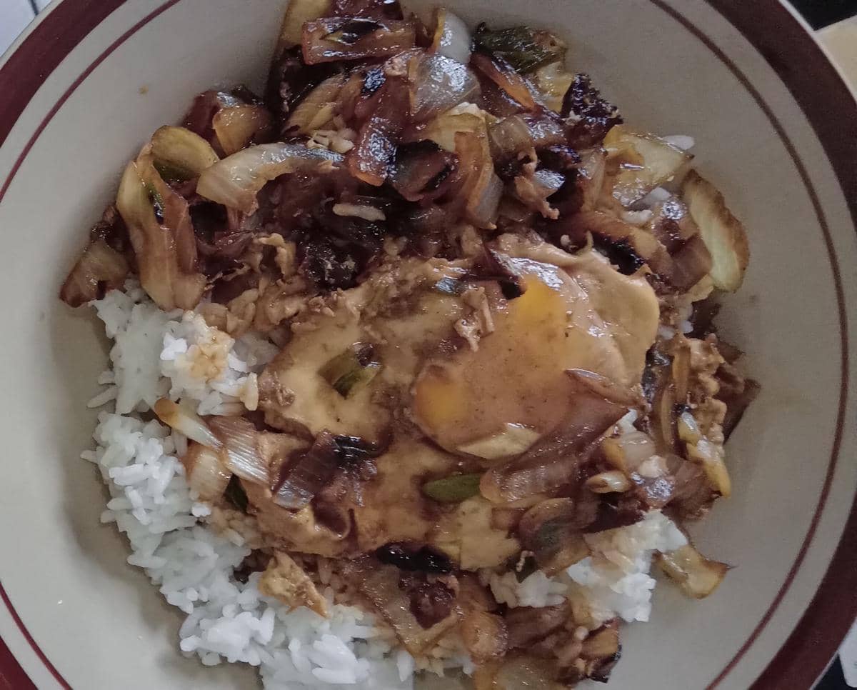 Potret telur mata sapi kecap