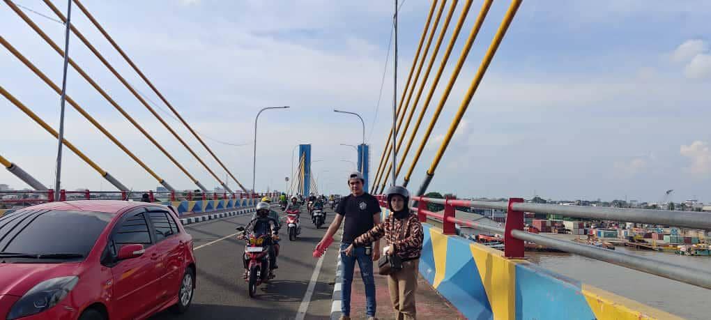 Lokasi begal di kawasan Musi IV Palembang