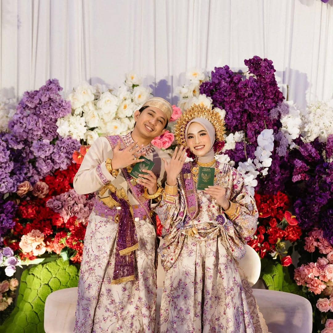 Potret pernikahan Feby Putri