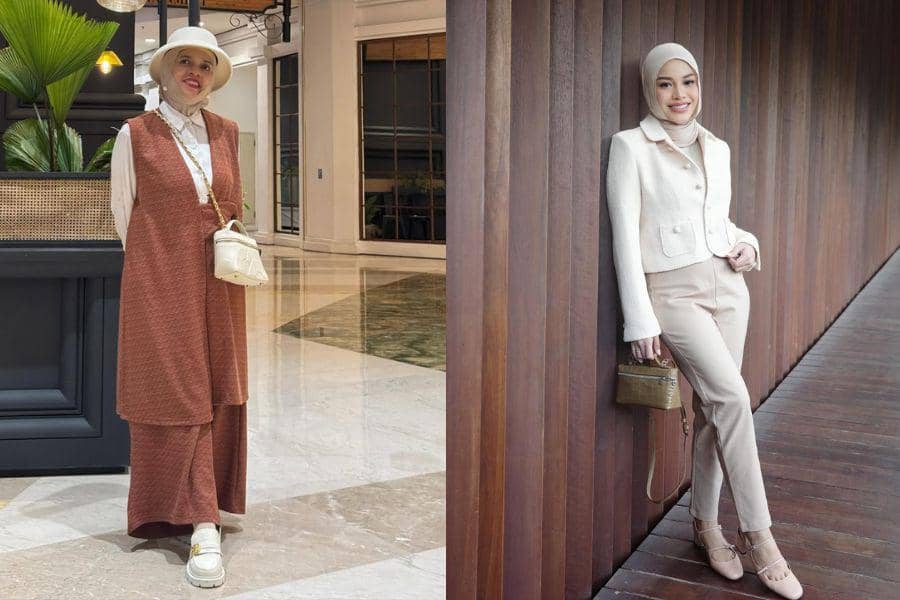 Adu Gaya Geni Faruk vs. Para Menantu (instagram.com/genifaruk | instagram.com/aurelie.hermansyah)