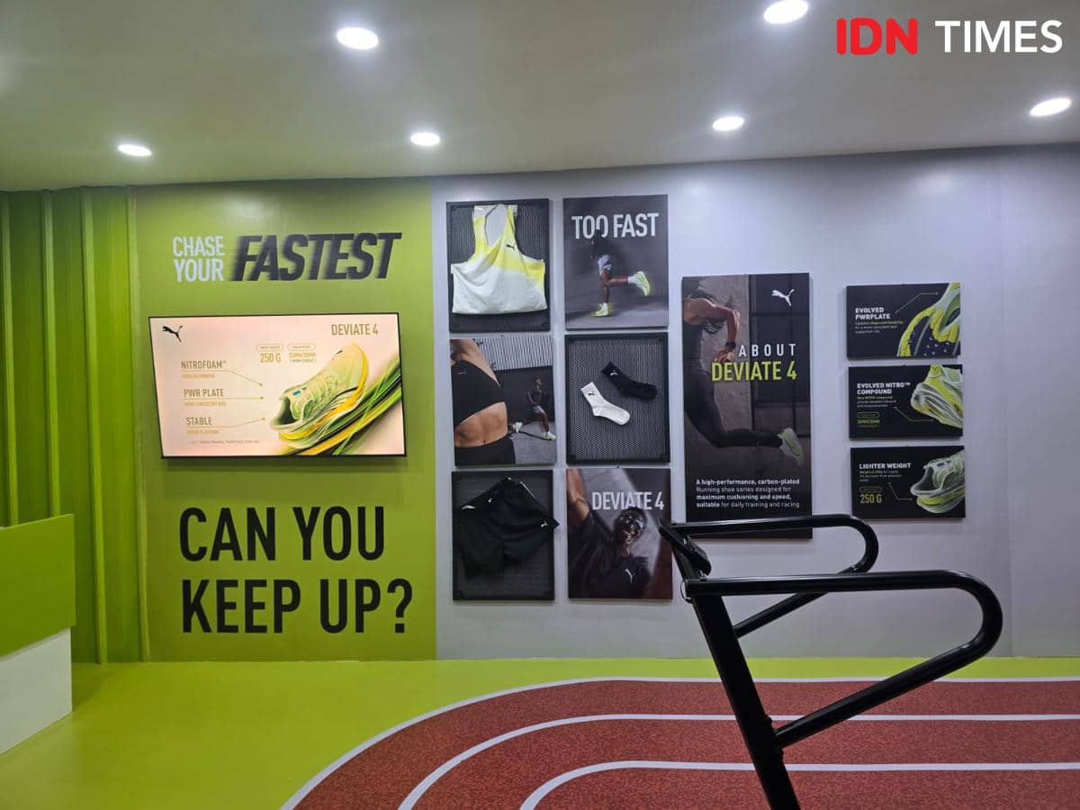 Booth PUMA Indonesia di Planet Sports Run 2026. 15 Februari 2026