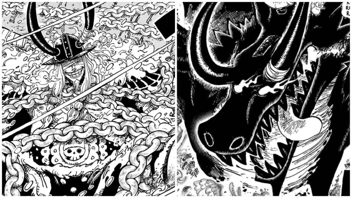 Loki raksasa dan naga. (Dok. Shueisha, Eiichiro Oda/One Piece)