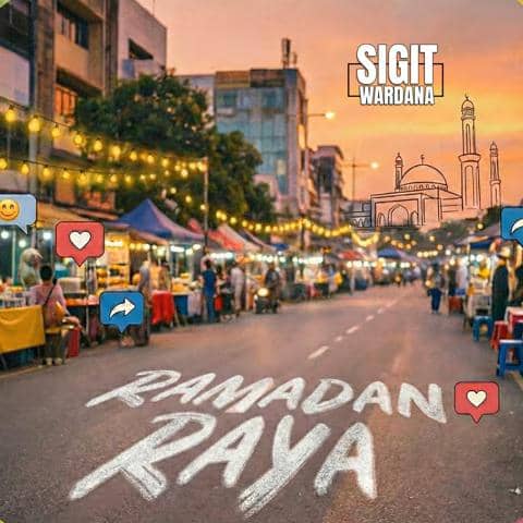 Artwork lagu Ramadan Raya dari Sigit Wardana