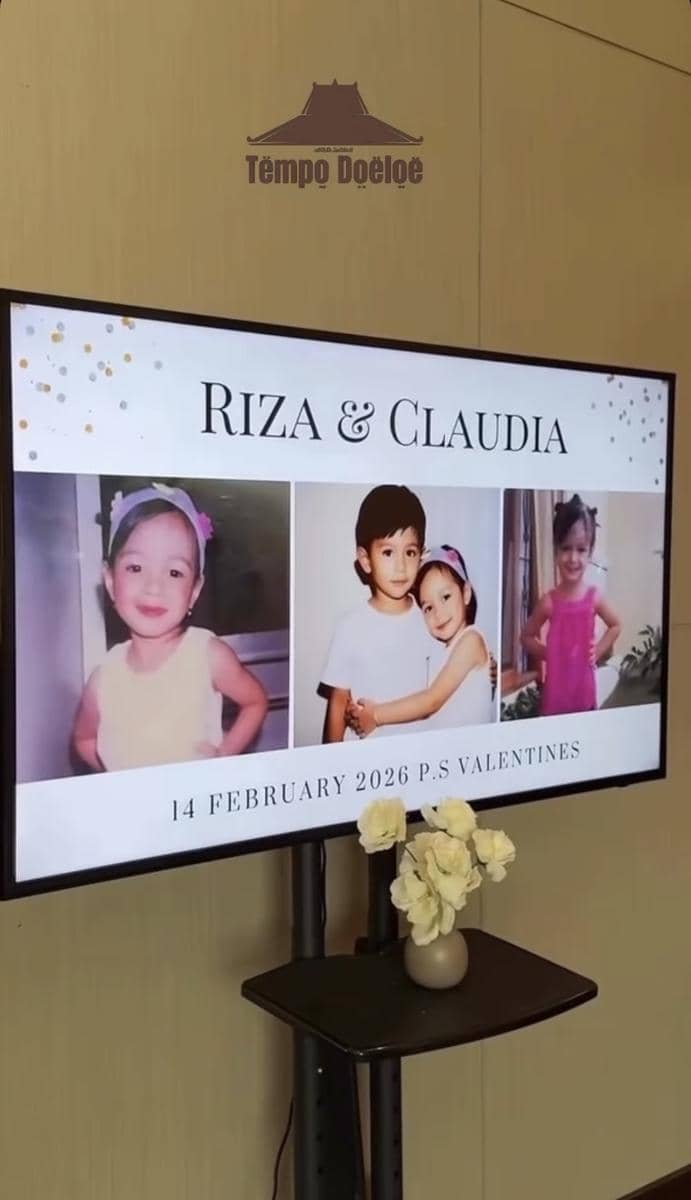 Dekorasi lamaran Claudia dan Riza Syah