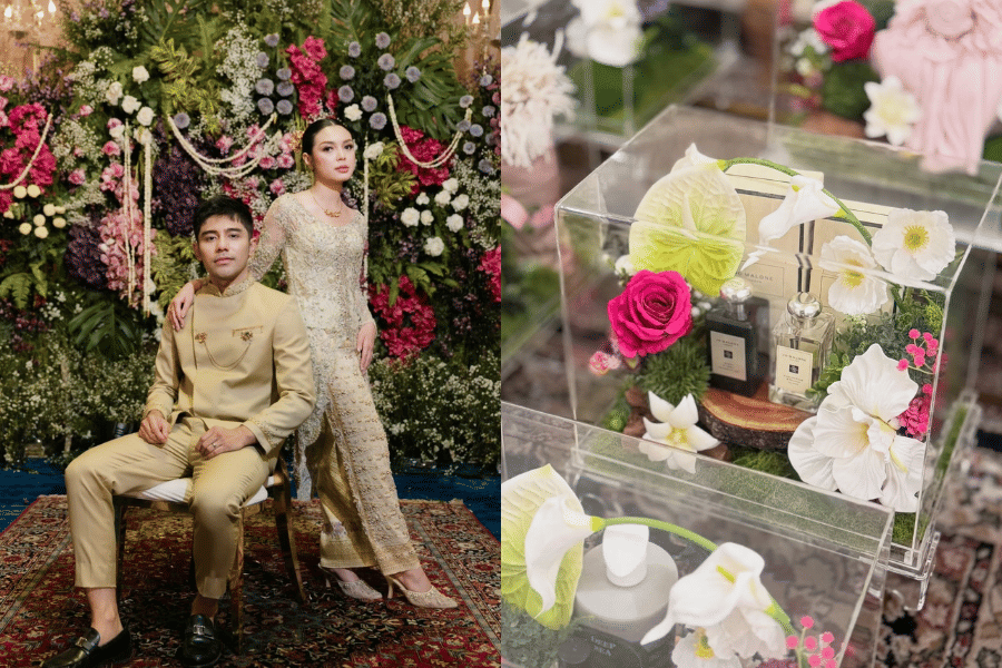 Dekorasi lamaran Claudia dan Riza Syah